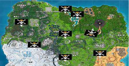 堡垒之夜海盗加农炮位置一览