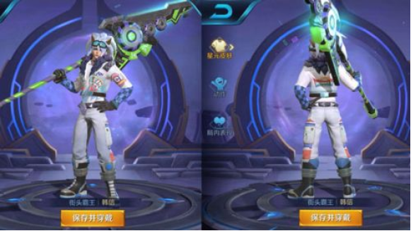 王者荣耀韩信街头霸王星元皮肤介绍 皮肤特效一览