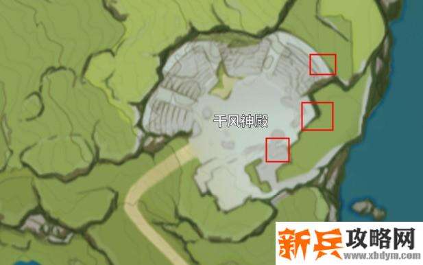 原神千风神殿元素柱子在哪里