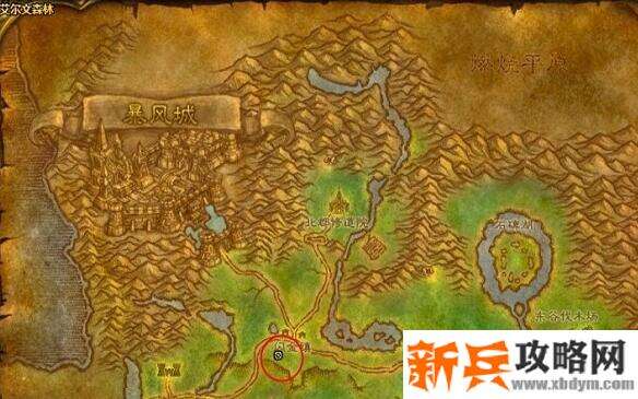 魔兽世界怀旧服马戏团雷霆崖位置推荐