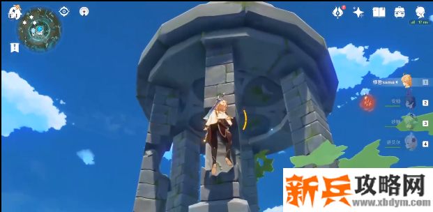 沿着这根有缺口的柱子爬到塔顶 沿着这根有缺口的柱子爬到塔顶