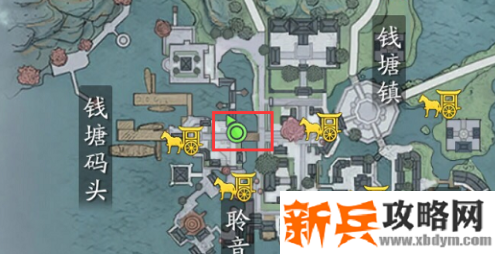 钱塘码头的黑鹰位置介绍