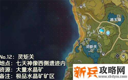 灵矩关七天神像西侧遗迹内