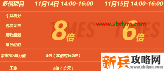 《QQ飞车》11月14日在线活动活动
