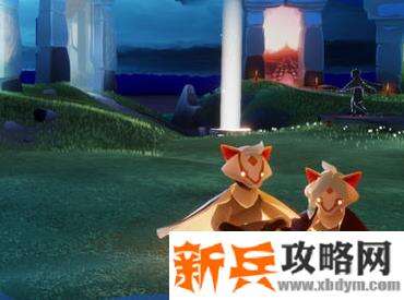 光遇坐在一个板凳看不见消息