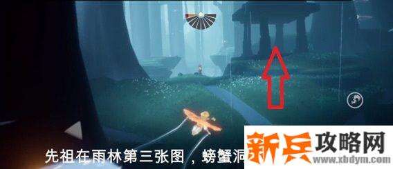 前往如图所示的亭子