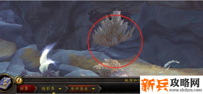 晋升堡垒秘密宝箱在蓝圈的位置