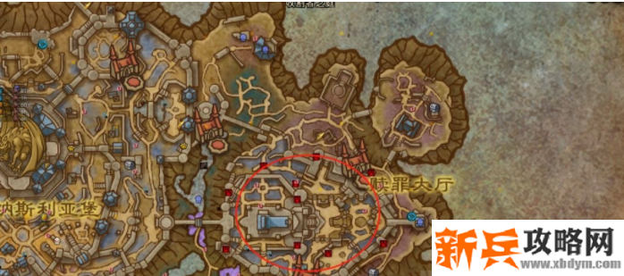 夜铸钢在雷文德斯红圈处杀人形怪