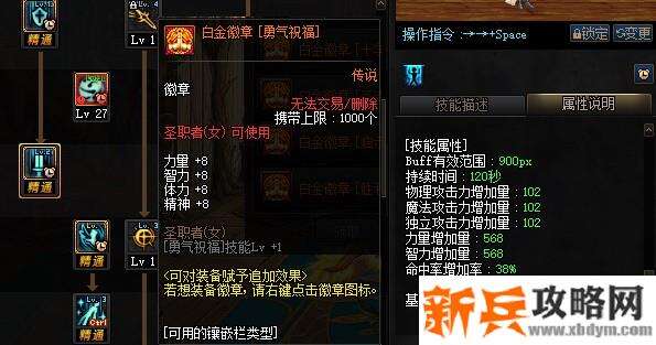 DNF奶妈白金徽章选什么