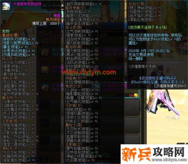 DNF沙滩排球宠物怎么样 DNF沙滩排球宠物展示