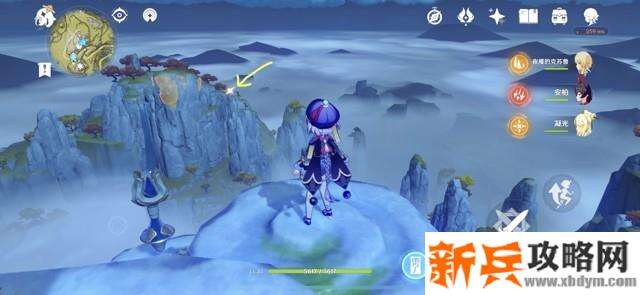 原神《Project》庆云顶山顶石碑和仙鹤解锁攻略