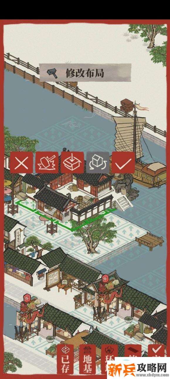 江南百景图杭州的商栈怎么建？