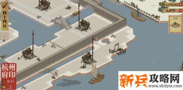 江南百景图杭州码头位置在哪?