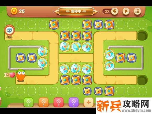 保卫萝卜3游乐场大作战第三关攻略