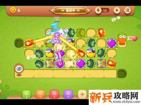 保卫萝卜3游乐场大作战第三关攻略