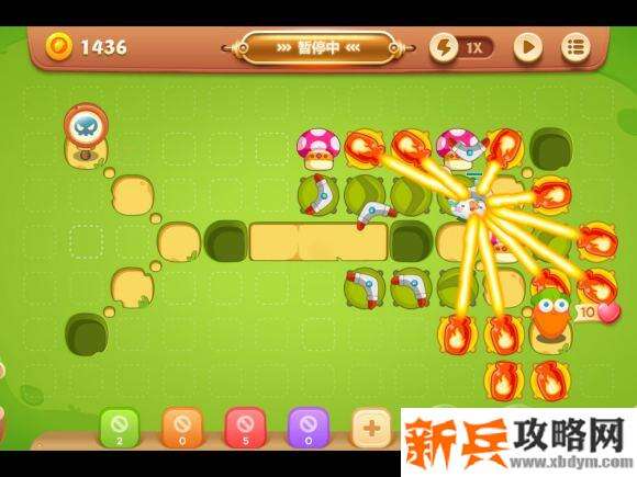 保卫萝卜3游乐场大作战第三关攻略