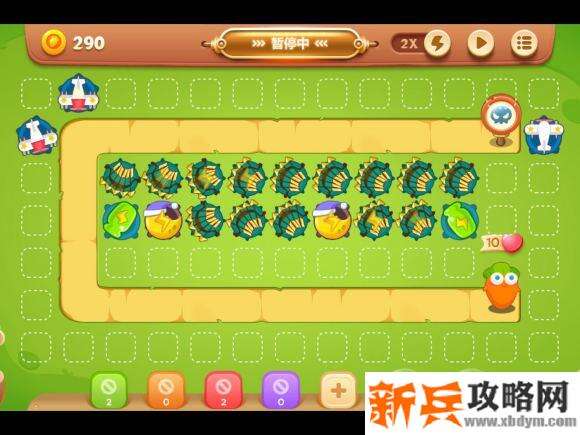 保卫萝卜3游乐场大作战第三关攻略