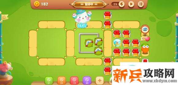 保卫萝卜3游乐场大作战第四关攻略