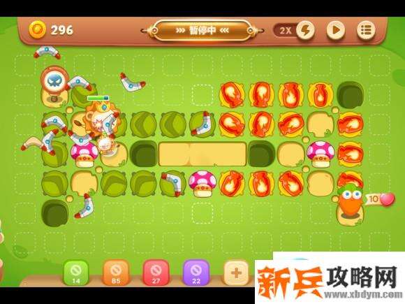 保卫萝卜3游乐场大作战第六关攻略