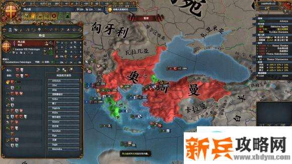 欧陆风云4《EU4》极难铁人拜占庭破局战攻略