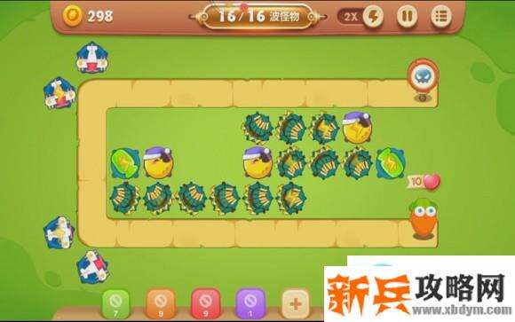 保卫萝卜3游乐场大作战第一关攻略