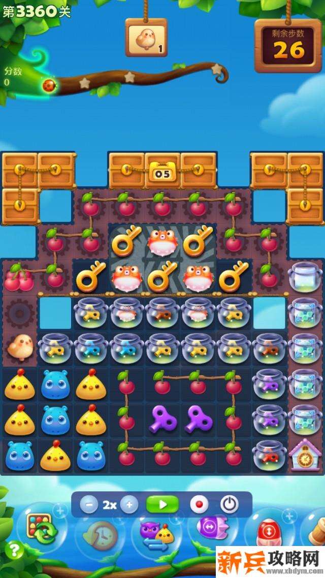 开心消消乐第3360关怎么过? 开心消消乐第3360关图文攻略