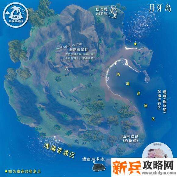木筏求生《Raft》岛屿地图资源攻略