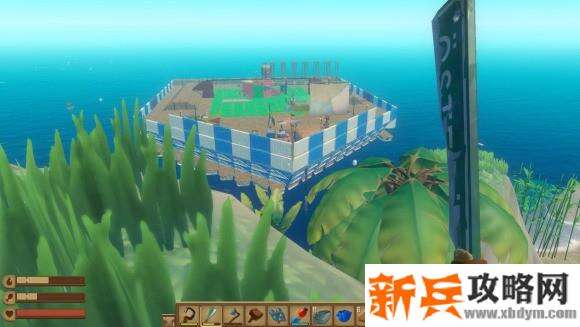 木筏求生《Raft》天花板怎么浮空？