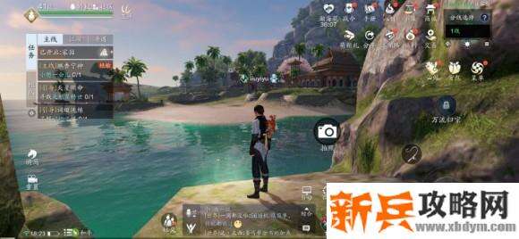 天涯明月刀手游胜景录侠客岛坐标位置攻略