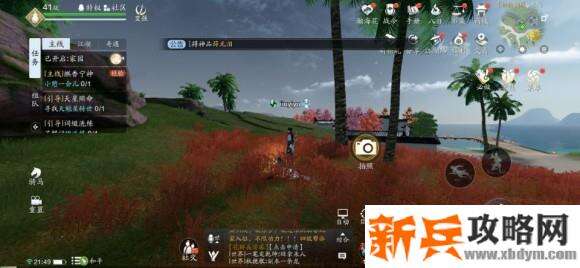 天涯明月刀手游胜景录东越坐标位置攻略