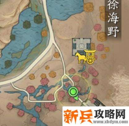 天涯明月刀手游胜景录徐海坐标位置攻略