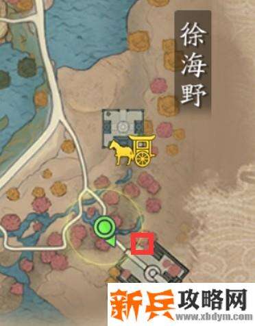 天涯明月刀手游胜景录徐海坐标位置攻略