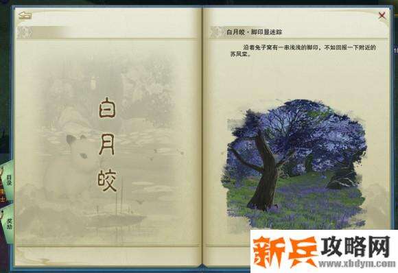 剑网三白月皎奇遇宠物攻略