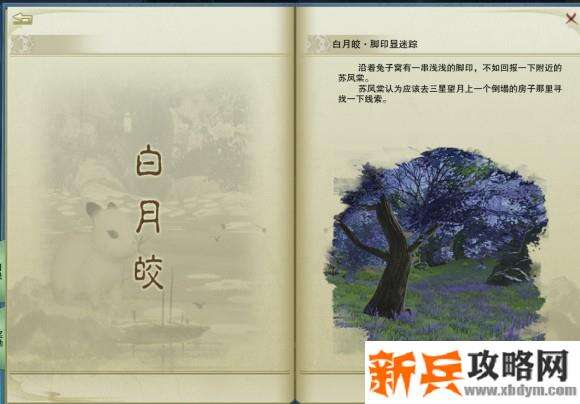 剑网三白月皎奇遇宠物攻略