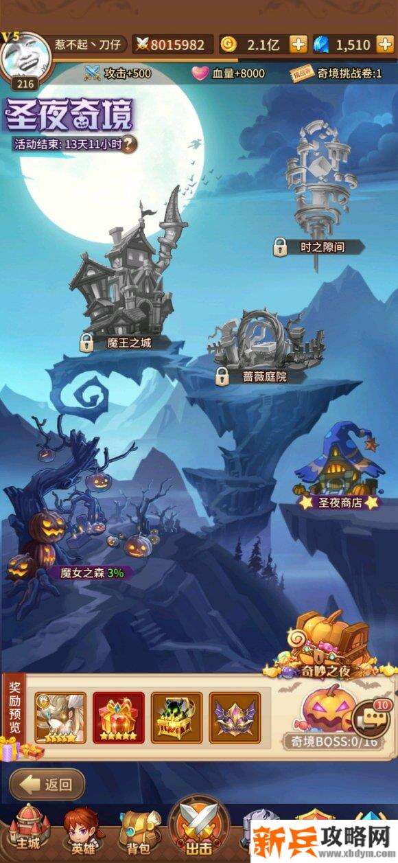 闪烁之光圣夜奇境攻略