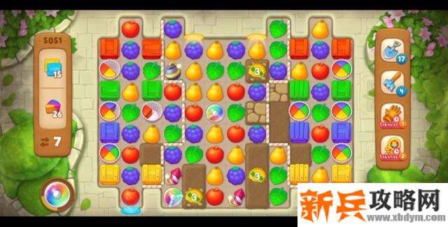 梦幻花园第5051关怎么过？ 梦幻花园攻略第5051关