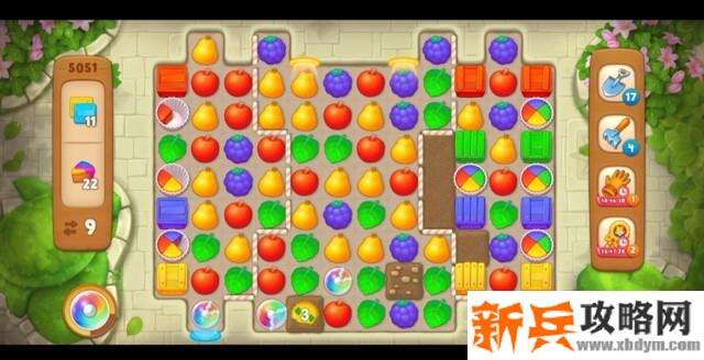 梦幻花园第5051关怎么过？ 梦幻花园攻略第5051关