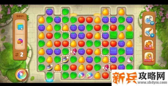 梦幻花园第5051关怎么过？ 梦幻花园攻略第5051关