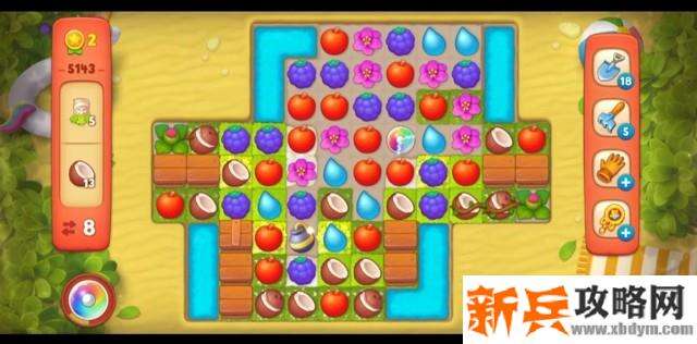 梦幻花园第5143关怎么过？ 梦幻花园攻略第5143关