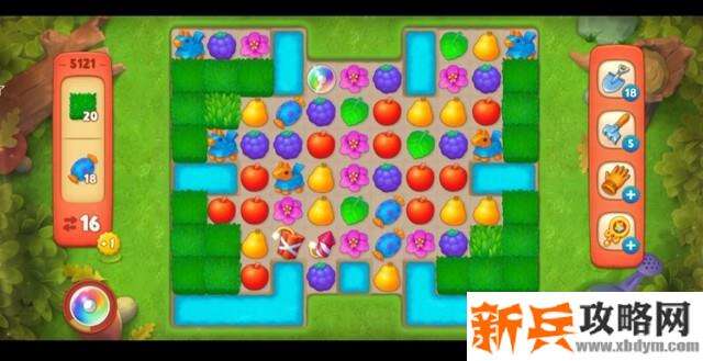 梦幻花园第5121关怎么过？ 梦幻花园攻略第5121关