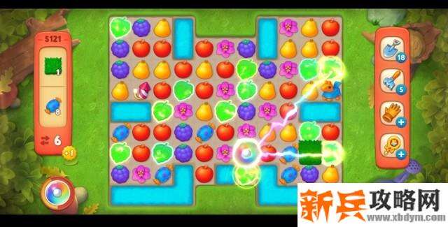 梦幻花园第5121关怎么过？ 梦幻花园攻略第5121关