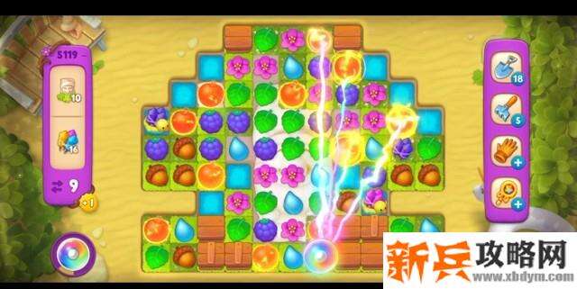 梦幻花园第5119关怎么过？ 梦幻花园攻略第5119关