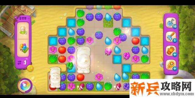 梦幻花园第5119关怎么过？ 梦幻花园攻略第5119关