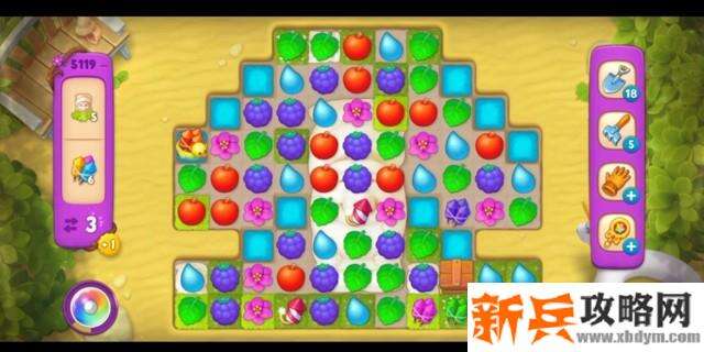 梦幻花园第5119关怎么过？ 梦幻花园攻略第5119关