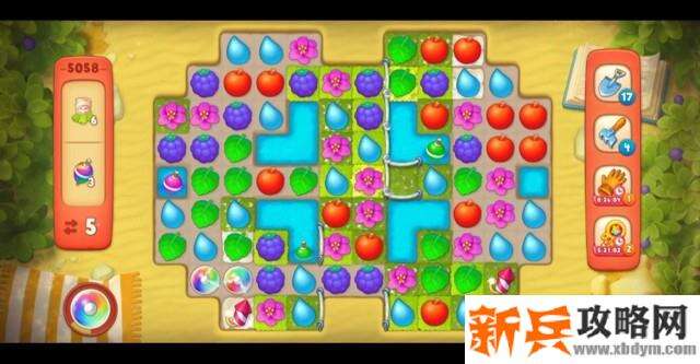 梦幻花园第5058关怎么过? 梦幻花园攻略第5058关