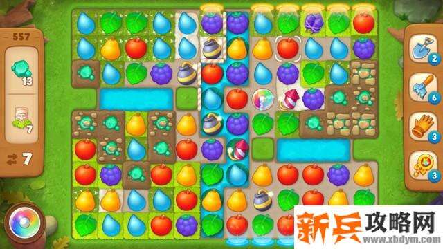 梦幻花园第557关怎么过？ 梦幻花园攻略第557关