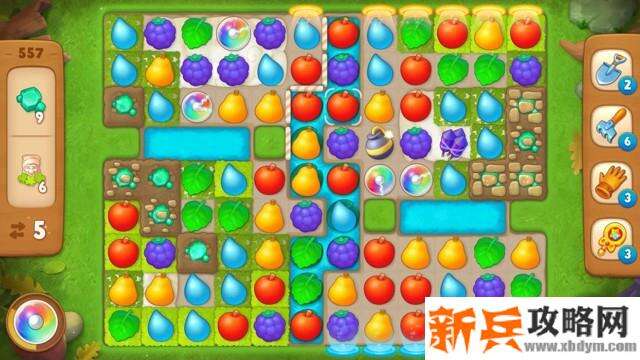 梦幻花园第557关怎么过？ 梦幻花园攻略第557关