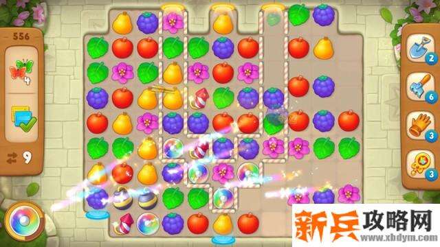 梦幻花园第556关怎么过？ 梦幻花园攻略第556关