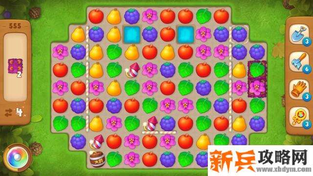 梦幻花园第555关怎么过？ 梦幻花园攻略第555关