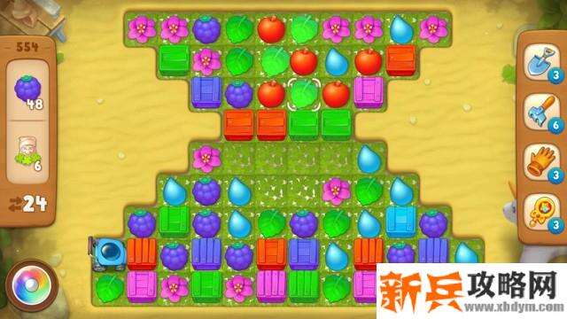 梦幻花园第554关怎么过？ 梦幻花园攻略第554关